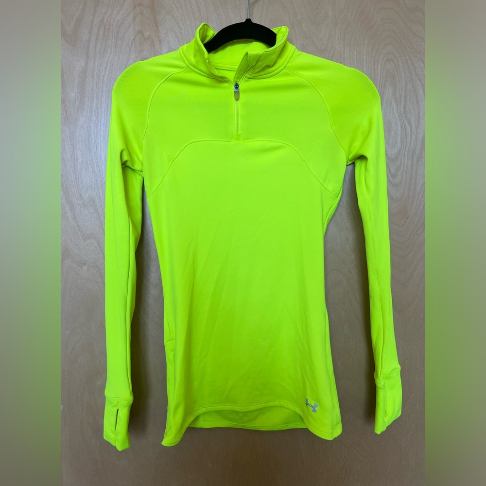 Under Armour Neon Yellow Long Sleeve Top